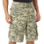ACU Digital Camouflage -  Vintage Infantry Utility Army BDU Cargo Shorts - Heavyweight Cotton - Zipper Fly