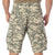 ACU Digital Camouflage - Tactical Vintage Paratrooper BDU Cargo Shorts - Poly Cotton - Zipper Fly