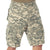 ACU Digital Camouflage - Tactical Vintage Paratrooper BDU Cargo Shorts - Poly Cotton - Zipper Fly