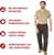 Brown - Tactical Paratrooper Pants BDU Cargo Fatigues - Heavyweight Poly/Cotton - Zipper Fly - Relaxed Fit