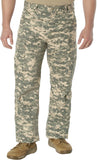 ACU Digital Camo - Tactical Paratrooper Pants BDU Cargo Fatigues - Heavyweight Poly/Cotton - Zipper Fly - Relaxed Fit
