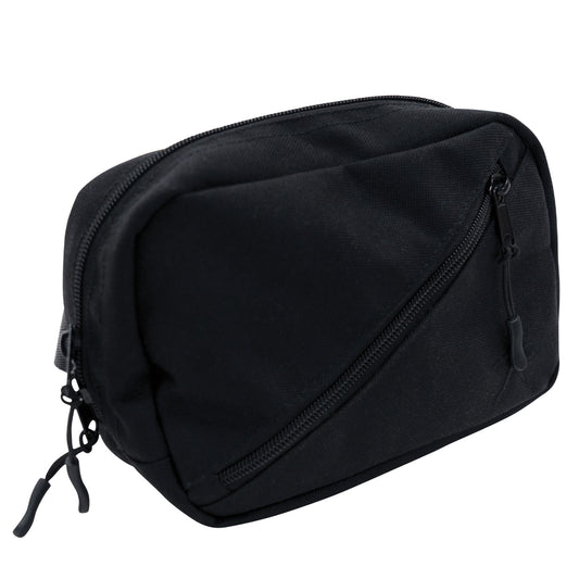 Crossbody Day Bag Belt Bag or Fanny Pack 2L EDC Ultimate Mini Travel Bag - Black