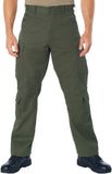 Olive Drab - Tactical Paratrooper Pants BDU Cargo Fatigues - Heavyweight Poly/Cotton - Zipper Fly - Relaxed Fit