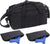 Black Tactical Pistol Range Bag Shooting Gear Bag with Removable Dividers MOLLE Range Case