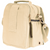 Khaki Vintage Canvas & Leather Travel Shoulder Bag