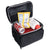 Insulated Waterproof Dual Compartment Lunch Cooler - Black