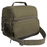 Insulated Waterproof Dual Compartment Lunch Cooler - Olive Drab