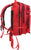 Red MOLLE Medium Transport Pack Tactical AMBU Backpack - 600D Compact Emergency Gear Pack