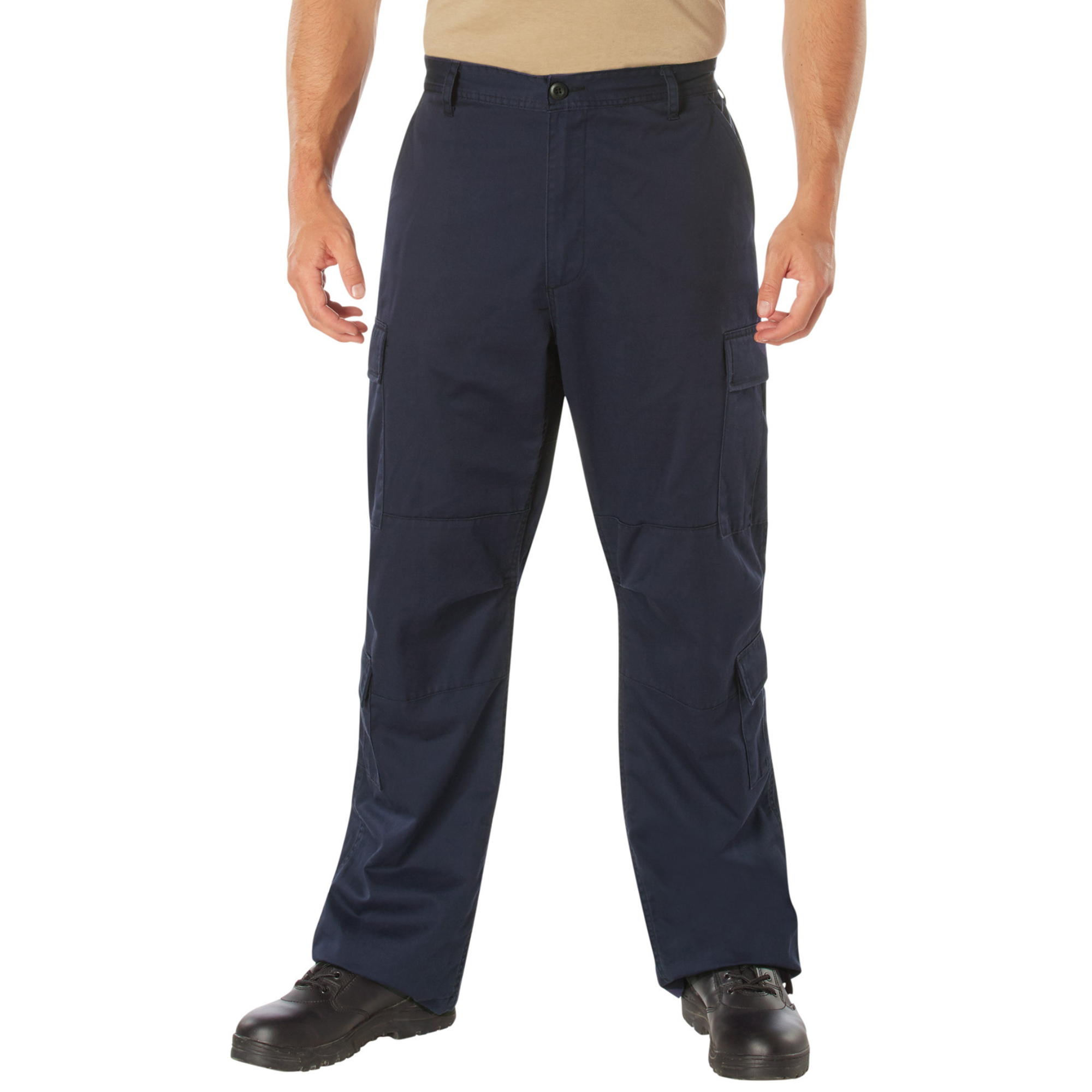 Navy Blue Vintage Military Paratrooper Fatigue Pants Navy Blue Vintage Military Paratrooper Fatigue Pants