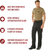 Black - Tactical Paratrooper Pants BDU Cargo Fatigues - Heavyweight Poly/Cotton - Zipper Fly - Relaxed Fit