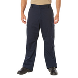 Black - Tactical Paratrooper Pants BDU Cargo Fatigues - Heavyweight Poly/Cotton - Zipper Fly - Relaxed Fit