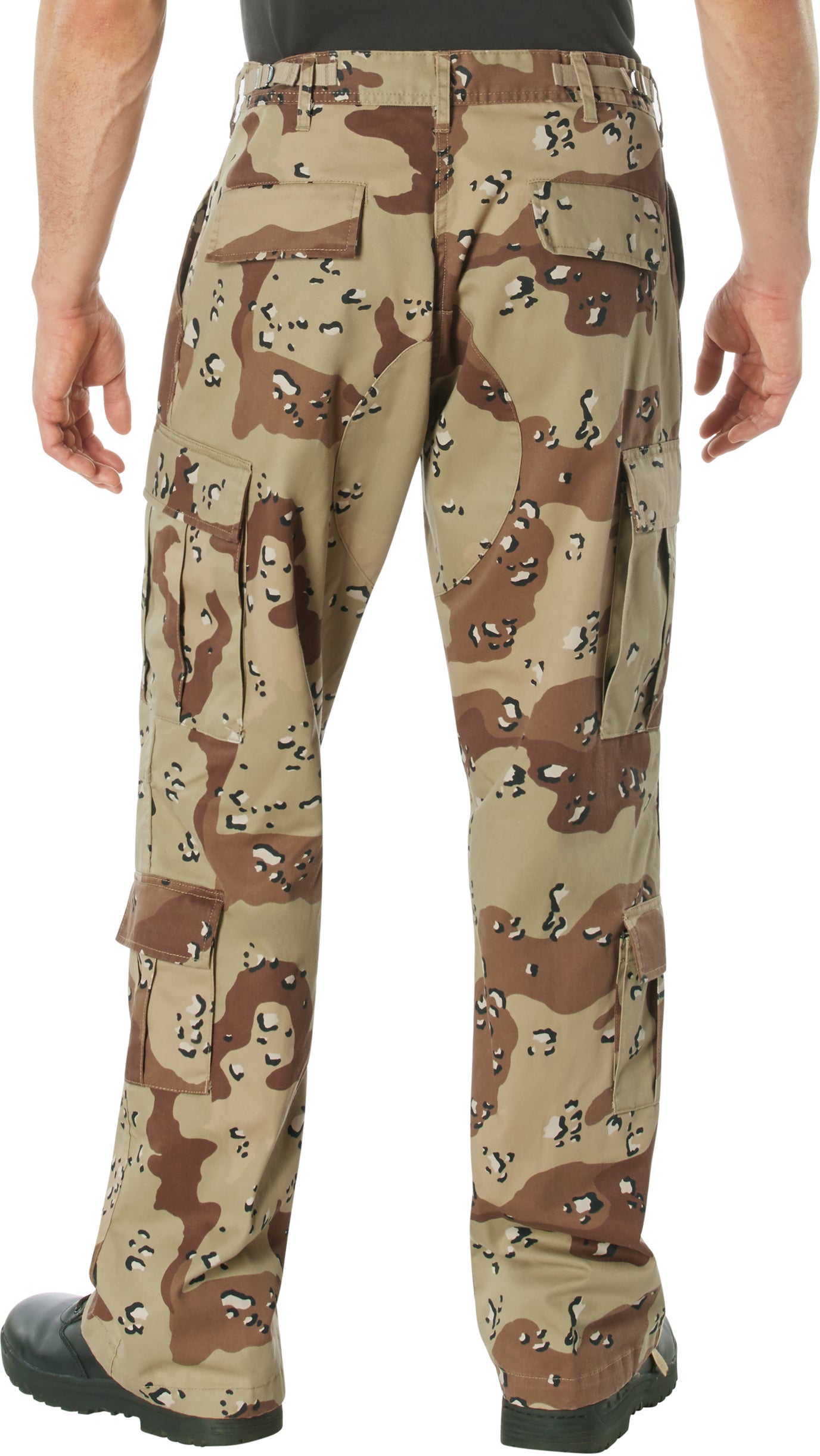 Desert Camo 6-Color - Tactical Paratrooper Pants BDU Cargo