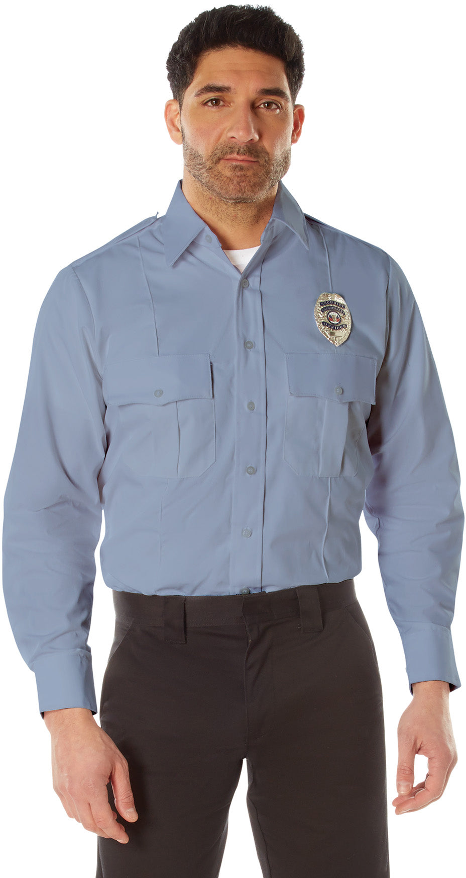Light Blue - Official Law Enforcement Uniform Shirt Long Sleeve