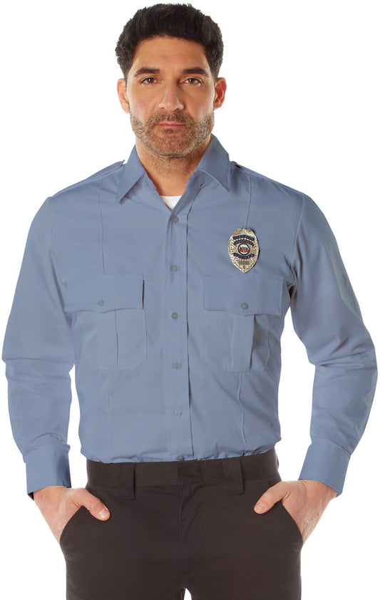 Light Blue - Official Law Enforcement Uniform Shirt Long Sleeve