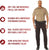 Khaki - Short Sleeve Uniform Shirt for Law Enforcement & Security Professionals