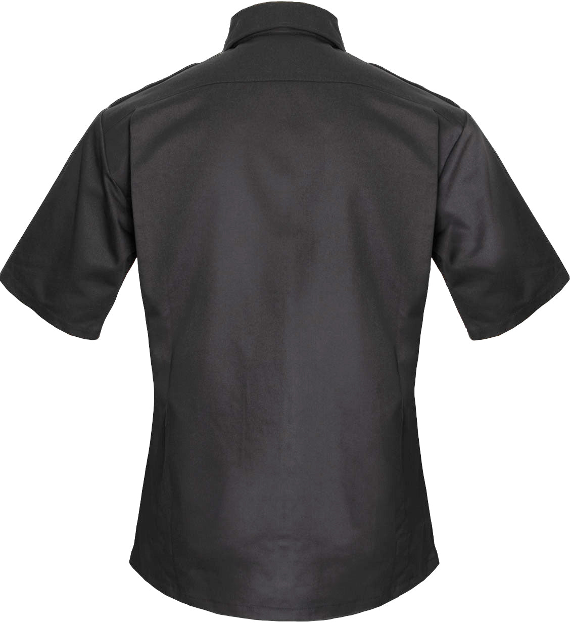 Black - Short Sleeve Tactical Shirt - Polyester Cotton Twill - Galaxy Army  Navy