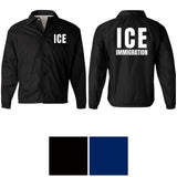 ICE Lightweight Waterproof Windbreaker Jacket – Immigration Enforcement Replica Costume Coat