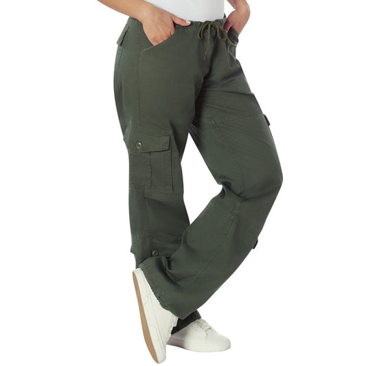 Olive Drab - Womens Vintage Paratrooper Fatigues
