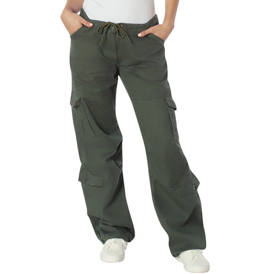 Olive Drab - Womens Vintage Paratrooper Fatigues
