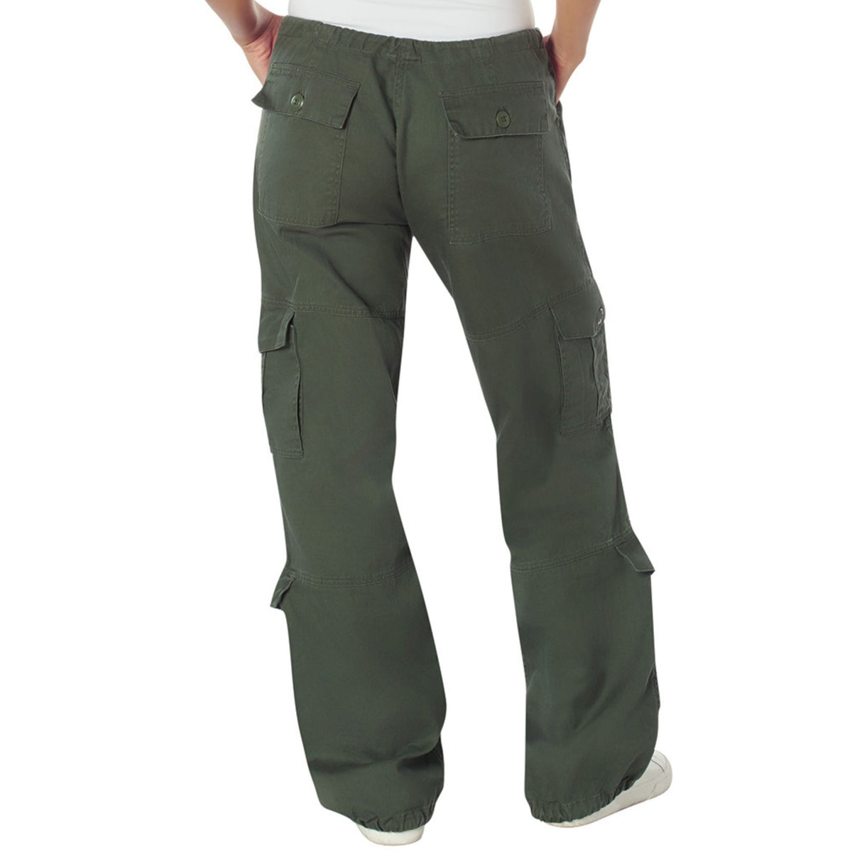 Olive Drab - Womens Vintage Paratrooper Fatigues