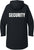 SECURITY Waterproof Insulated Sideline Parka Jacket Long Rain Coat with Hood (Double Sided Print)