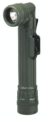 Olive Drab - Military GI Style Mini Anglehead Flashlight