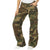 Woodland Camouflage - Womens Vintage Paratrooper Fatigue Army Pants