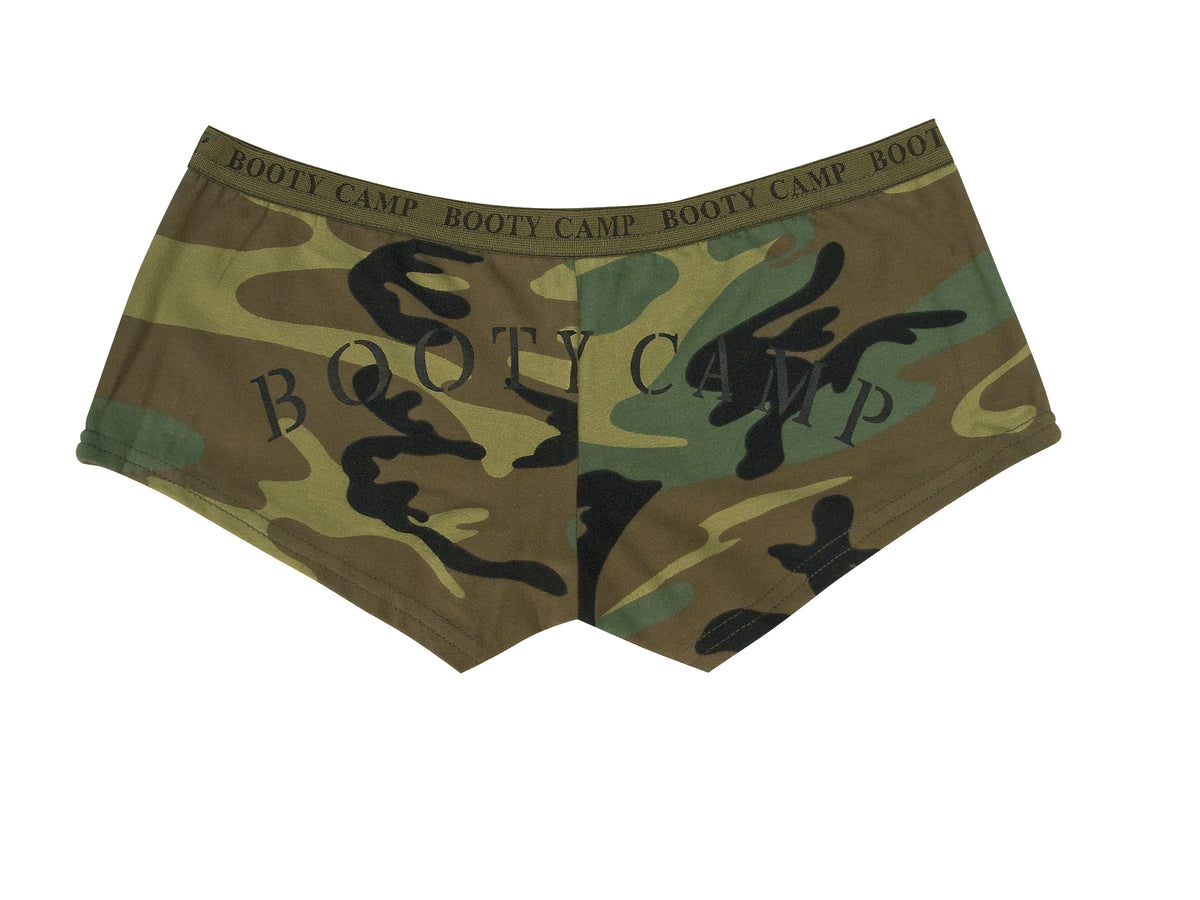 Rothco Woodland Camo "Booty Camp" Booty Shorts & Tank Top Set