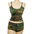 Woodland Camo - BOOTY CAMP Booty Shorts & Tank Top Set - Cotton/Spandex