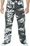 City Camouflage - Vintage Paratrooper BDU Cargo Pants Fatigues, Zipper Fly