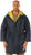 Navy Blue To Yellow - Reversible Mid Length Rain Parka