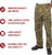 Coyote Camo - Tactical BDU Pants Cargo Fatigues - Poly/Cotton Twill - Button Fly