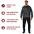 Black Camouflage Anorak Parka Tactical Quarter Zip Jacket Military Pullover Windbreaker