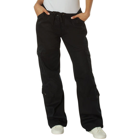 Black - Womens Vintage Paratrooper Fatigues