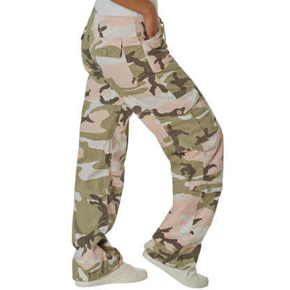 Subdued Pink Camouflage - Womens Vintage Paratrooper Fatigues