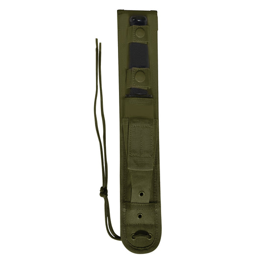 MOLLE Knife Sheath 7", Blade Cover Case Snap Closure Military Army