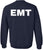 EMT Sweatshirt | Double-Sided Printed Emergency Medical Technician First Responder Crewneck Top