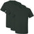 Solid Color Military Style T-Shirts | Poly/Cotton Army Short Sleeve Crewneck Tee Shirts | 3 Pack