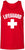 Lifeguard White Cross Printed Unisex Tank Top - Water Safety Rescue Watch Tank Tee