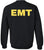EMT Sweatshirt | Double-Sided Printed Emergency Medical Technician First Responder Crewneck Top