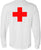 Lifeguard + Long Sleeve T-Shirt Double Sided Printed Unisex Crewneck Duty Guard Pool Watch Shirt