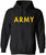 Men's Army Pullover Hoodie | US Army Military Physical Training PT Exercise Workout Gear Hooded Sweatshirt