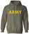 Men's Army Pullover Hoodie | US Army Military Physical Training PT Exercise Workout Gear Hooded Sweatshirt