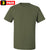 Solid Color Military Style T-Shirts | Poly/Cotton Army Short Sleeve Crewneck Tee Shirts | 3 Pack