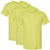 Solid Color Military Style T-Shirts | 100% Cotton Ring Spun Army Color Short Sleeve Crewneck Tee Shirts | 3 Pack