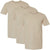 Solid Color Military Style T-Shirts | 100% Cotton Ring Spun Army Color Short Sleeve Crewneck Tee Shirts | 3 Pack