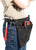 Black Canvas Waist Work Apron Garden Woodwork Waist Tool Belt with Six Pouches