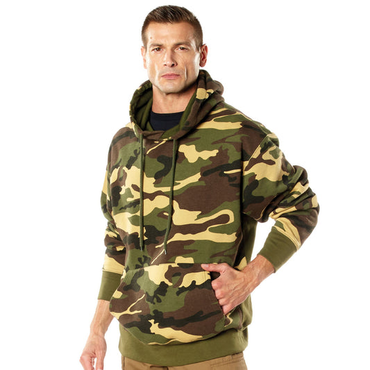 Woodland Camo Every Day Pullover Hooded Sweatshirt