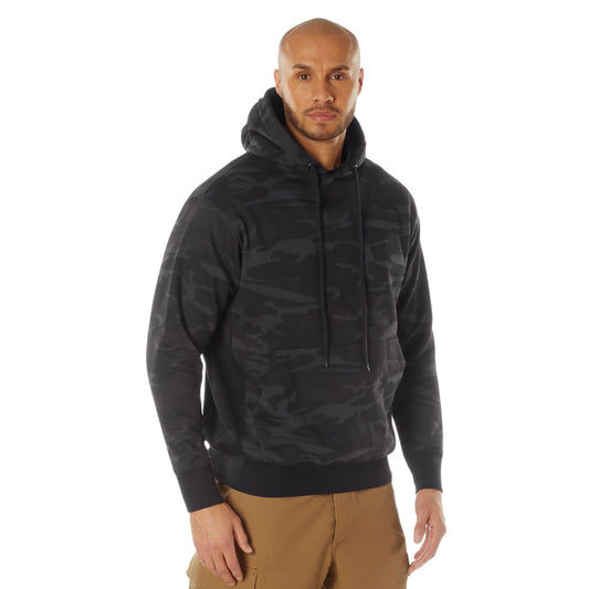 Rothco Midnight Black Camo Every Day Pullover Hooded Sweatshirt Success