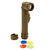 Coyote Brown - Military GI Style Mini Anglehead Flashlight